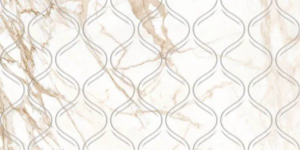 Декор Kerranova Marble Trend Calacatta Gold 30x60 K-1001/MR/d01/300x600x10 - фото 1