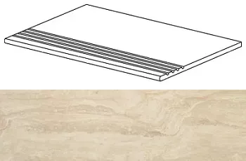 Ступень Atlas Concorde Italy Marvel Travertino Alabastrino Gradino ADW6 30x60 - фото 1