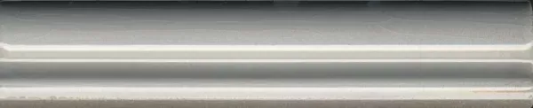 Бордюр Kerama Marazzi PFG005 Багет Салинас серый 2x15 - фото 1