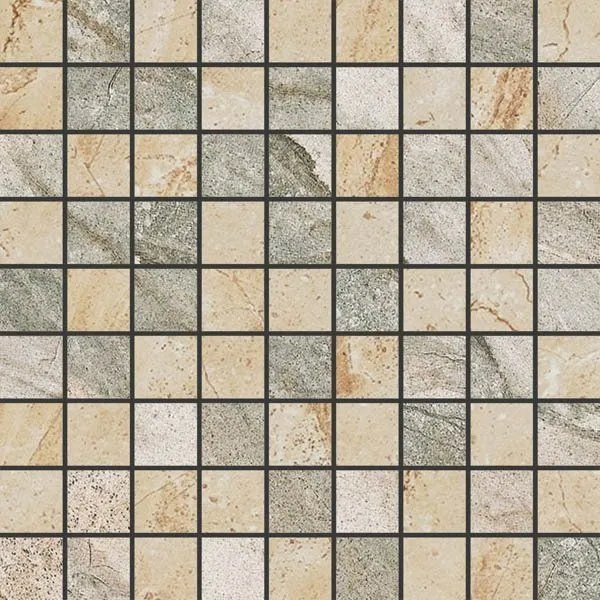 Мозаика Kerranova Genesis Mix Beige-Grey 30x30 K-101(103)/LR/m01/300x300x10 - фото 1