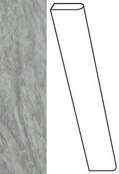 Плинтус Atlas Concorde Italy Marvel Bardiglio Grey Battiscopa Matt ATDV 7.2x60 - фото 1
