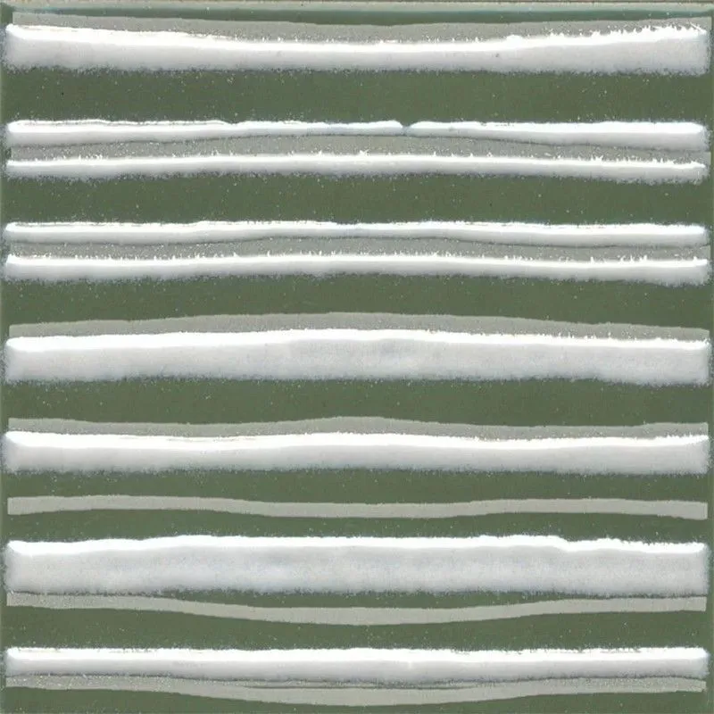 Декор Kerama Marazzi KMD3STA023GN Бахия 3 зеленый глянцевый 9.8x9.8 - фото 1