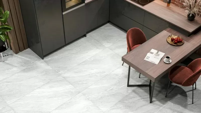 Керамогранит Alma Ceramica Некстстоун GFA114NXT00R серый 57x114 - фото 7