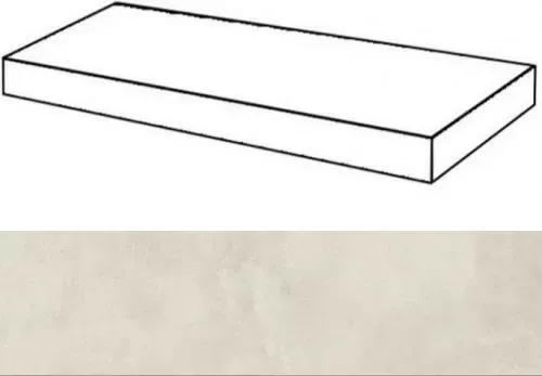 Ступень угловая правая Италон Millennium Pure 33x80 - фото 1