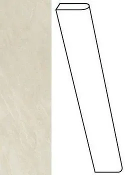 Плинтус Atlas Concorde Italy Marvel Imperial White Battiscopa Lapp. AFBF 7.2x60 - фото 1