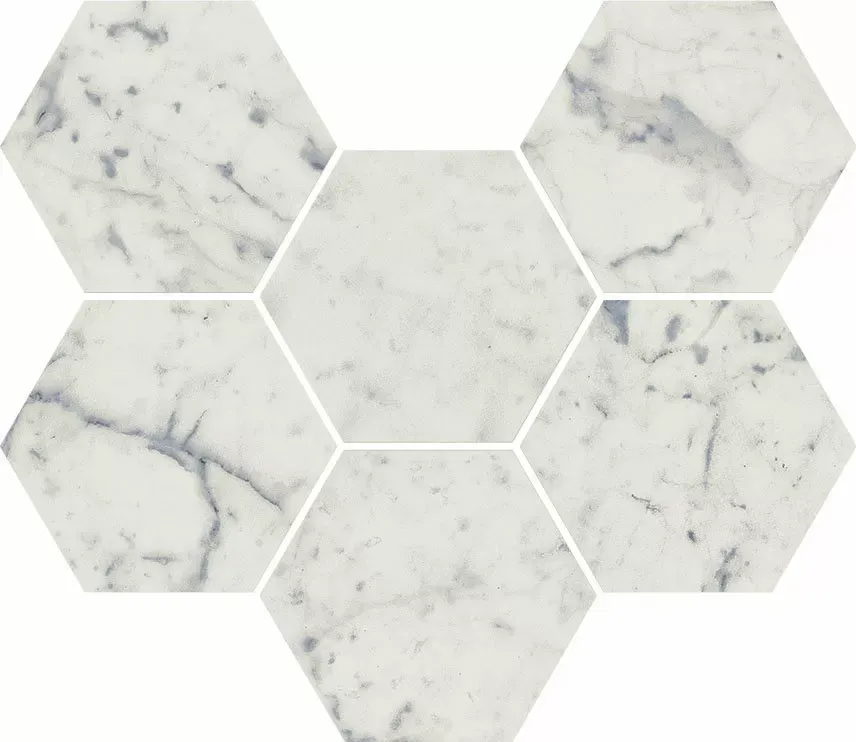 Мозаика Италон Charme Extra Carrara Hexagon 25x29 - фото 1