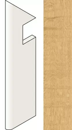 Ступень левая Atlas Concorde Italy Heartwood Malt Battiscopa Sag.Sx AMAZ 7.2x30 - фото 1