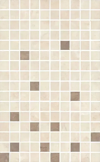 Декор Kerama Marazzi MM6267A Мармион беж мозаичный 25x40 - фото 1