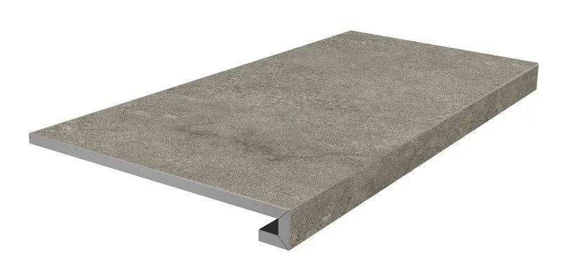 Ступень Kerama Marazzi KM8080G0021RGCF фронтальная клееная Портленд бежевый тёмный матовый обрезной 33x80 - фото 1