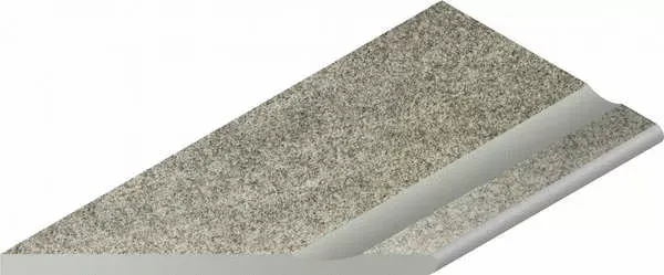 Бортик с выемкой закругленный левый Nordica X2 Silver 30x60 - фото 1