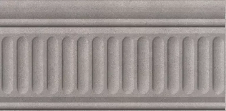 Бордюр Kerama Marazzi 19033\3F Александрия серый структурированный 9,9x20 - фото 1