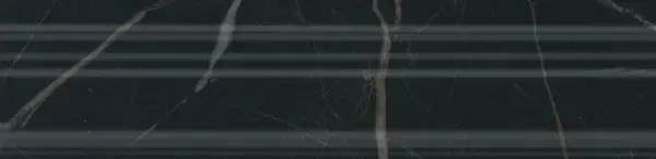 Бордюр Kerama Marazzi BLB039 Багет Алькала черный 5x20 - фото 1
