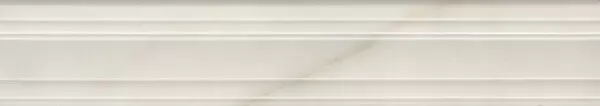 Бордюр Kerama Marazzi BLF001R Багет Греппи белый обрезной 7,3x40 - фото 1