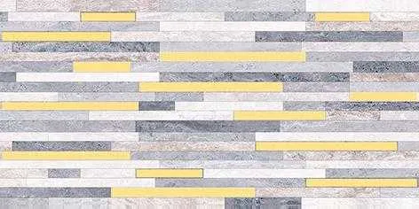 Декор (08-05-06-1341) Лапарет Magna серый 20x40 глянцевый - фото 1