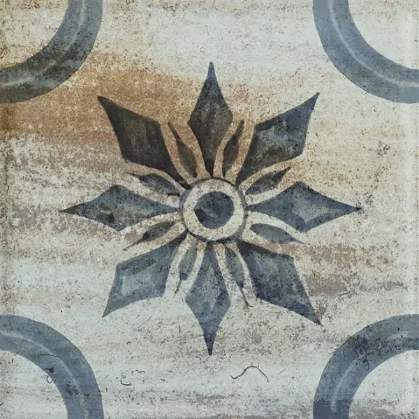 Вставка Kerama Marazzi VT\A226\1146 Декор Довиль 1 глянцевая 9,8x9,8 - фото 1