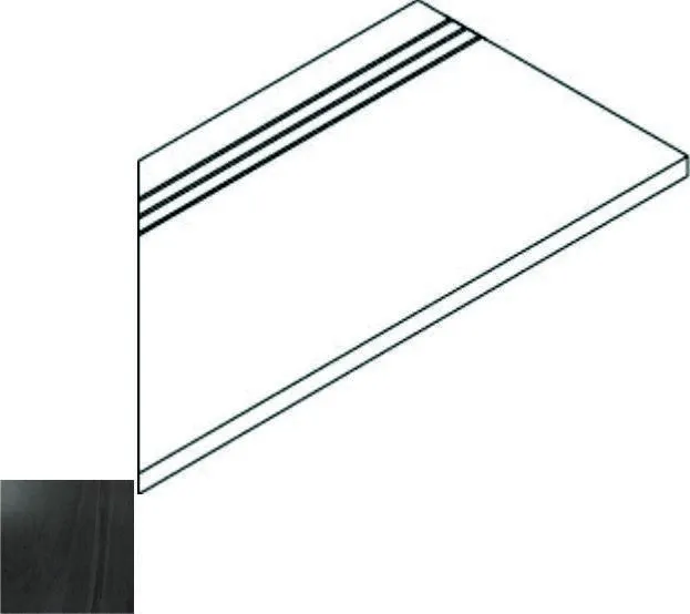 Бортик правый Италон Contempora Х2 Carbon 30x60 - фото 1