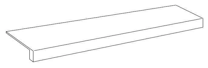 Ступень Atlas Concorde Форте Дей Марми Рок Венария Блэк фронтальная 620070002892 черный 33x120 - фото 1