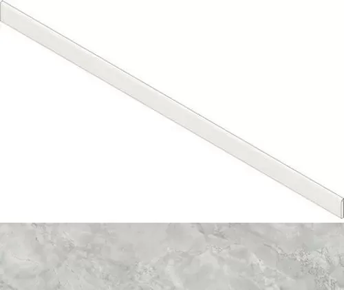 Плинтус Atlas Concorde Italy Marvel Grey Cloud Battiscopa Dig. Silk AGGG 7.2x150 - фото 1