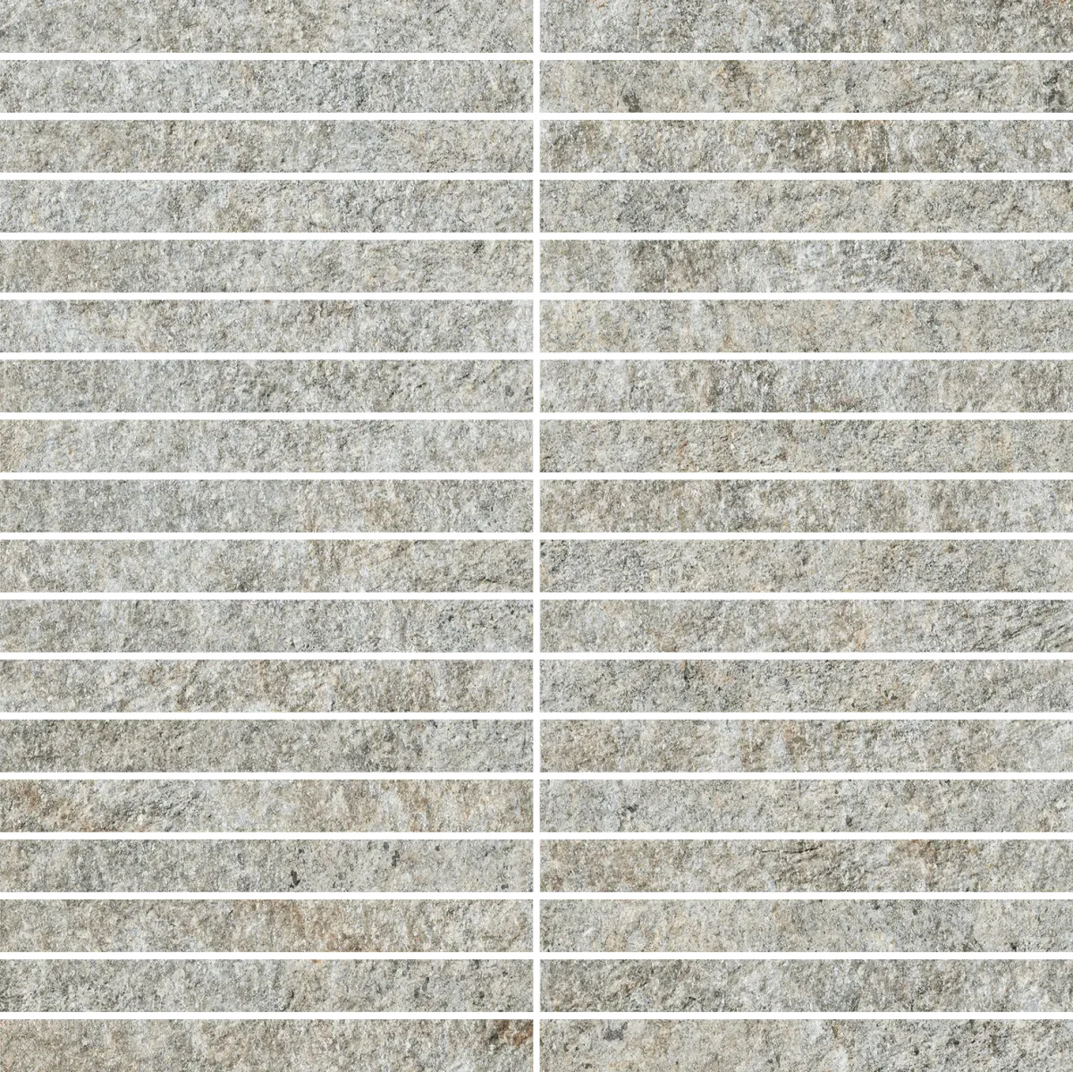 Мозаика Италон Магма Сильвер Стрип 610110001364 серый 30x30 - фото 1