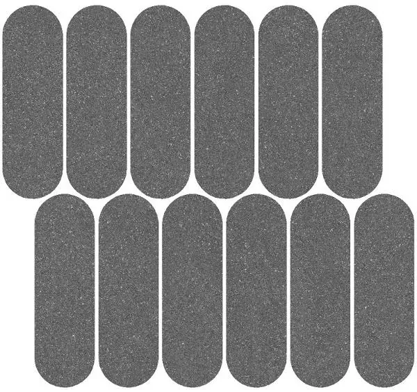 Декор Kerama Marazzi ID147 Джиминьяно наборный антрацит матовый 30х32 - фото 1