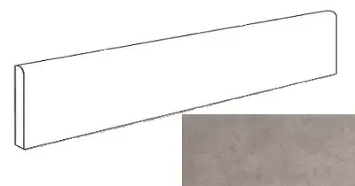 Плинтус Atlas Concorde Italy Dwell Gray Battiscopa Matt A1FC 7.2x60 - фото 1