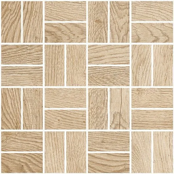 Мозаика Grasaro Italian Wood Beige 24.5x24.5 G-250/SR/m12/245x245x10 - фото 1