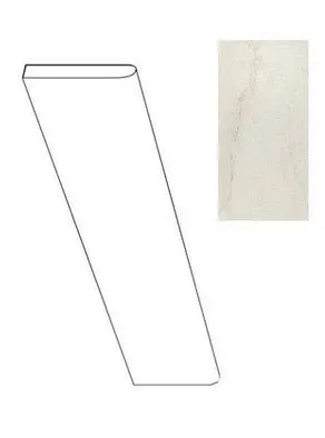 Плинтус Atlas Concorde Italy Marvel Cremo Delicato Battiscopa matt ADV5 7.2x60 - фото 1