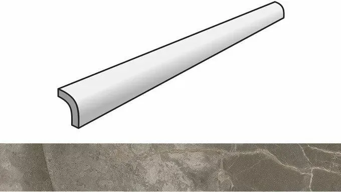 Бордюр Atlas Concorde Allure Grey Beauty London 5x40 - фото 1