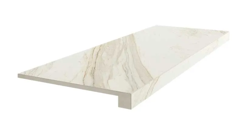 Ступень фронтальная Coliseumgres Trevi White 33x90 - фото 1