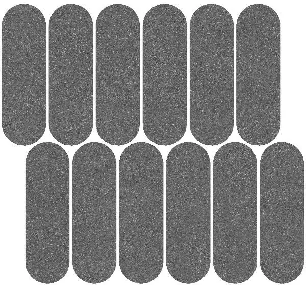 Декор Kerama Marazzi ID147 Джиминьяно наборный антрацит матовый 30х32 - фото 4