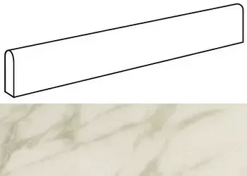 Плинтус Atlas Concorde Italy Marvel Royal Calacatta Battiscopa Dig. Matt AFBM 4.6x60 - фото 1