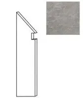 Ступень левая Atlas Concorde Italy Marvel Grey Fleury Battiscopa Sag. Sx ADX7 7.2x30 - фото 1