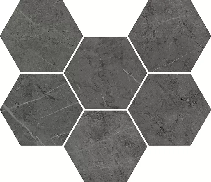 Мозаика Италон Charme Evo Antracite Hexagon 25x29 - фото 1