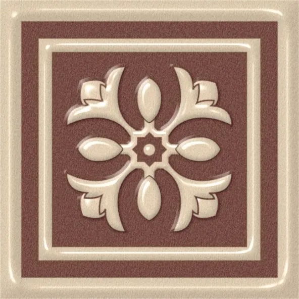 Декоративная вставка Estima Venezia Beige 5.8x5.8 - фото 1