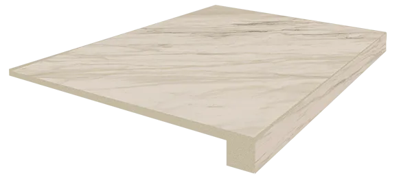 Ступень фронтальная Coliseumgres Portofino Bianco 33x90 - фото 1