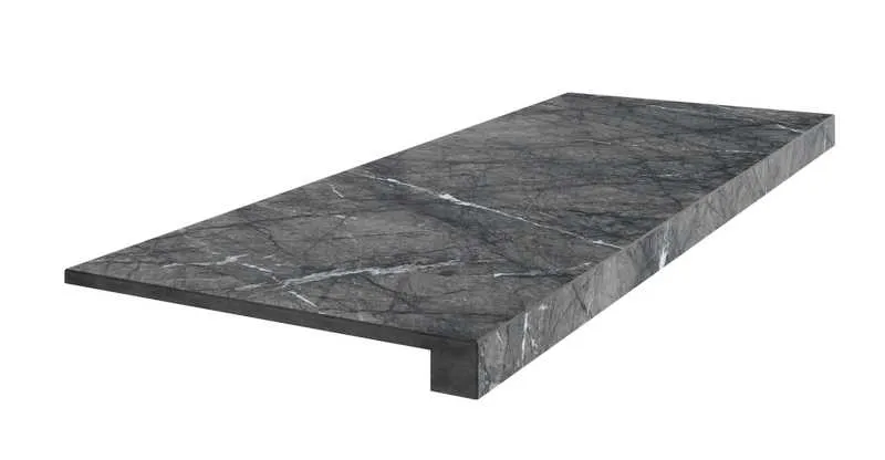 Ступень фронтальная Coliseumgres Uffizi Black 33x90 - фото 1