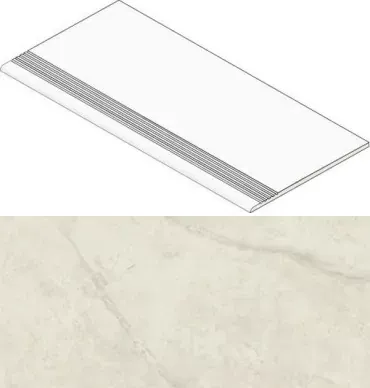 Ступень Atlas Concorde Italy Marvel Calacatta Perla Gradino Matt AGHO 30x120 - фото 1