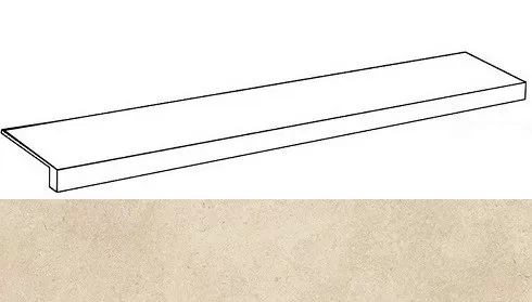 Ступень фронтальная Италон Room Stone Beige 33x120 - фото 1