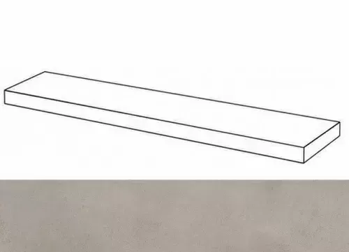 Ступень угловая правая Италон Millennium Iron 33x120 - фото 1