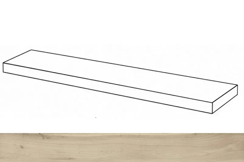 Ступень угловая правая Италон Loft Magnolia 33x160 - фото 1