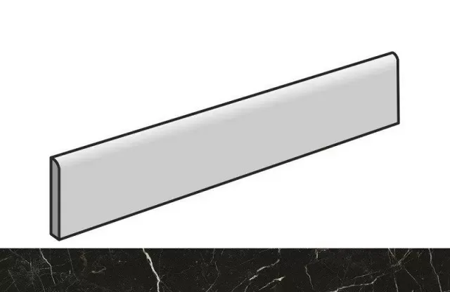 Плинтус Atlas Concorde Allure Imperial Black 7,2x80 лаппатированный - фото 1