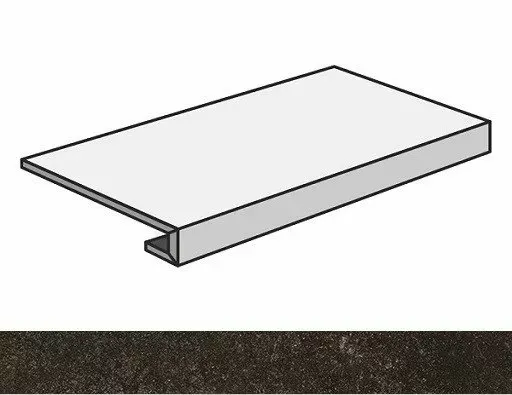 Ступень фронтальная Atlas Concorde Drift Dark 33x80 - фото 1