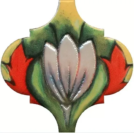 Декор Kerama Marazzi OS\A311\65000 Арабески Тоскана 10 глянцевый 6.5x6.5 - фото 1