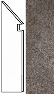 Ступень левая Atlas Concorde Italy Brave Earth Battiscopa Sag. Sx A1JI 7.2x30 - фото 1