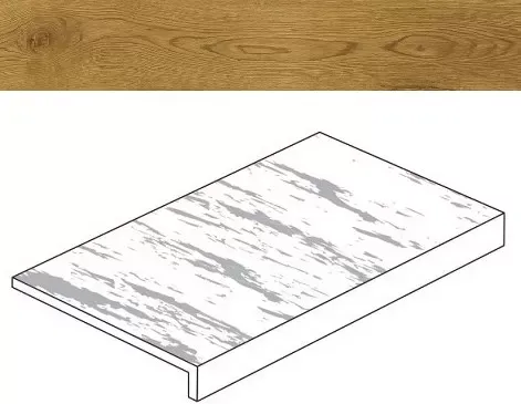 Ступень Atlas Concorde Italy Exence Amber Elemento L Grip AOZK 18.5x150 - фото 1