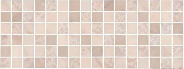 Декор Kerama Marazzi MM15121 Флораль мозаичный 15x40 - фото 1