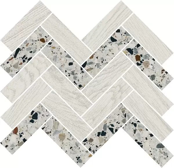 Мозаика Kerama Marazzi T042\SG5268 Монтиони мозаичный белый 34х35.5 - фото 2