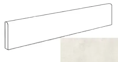 Плинтус Atlas Concorde Italy Dwell Off-White Battiscopa Matt A1E8 7.2x60 - фото 1