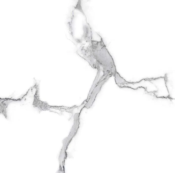 Керамогранит Лапарет Statuario Crown белый 60x60 сатинированный - фото 1