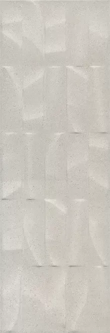Керамическая плитка Kerama Marazzi 12151R Безана серый светлый структура обрезной 25x75 - фото 1